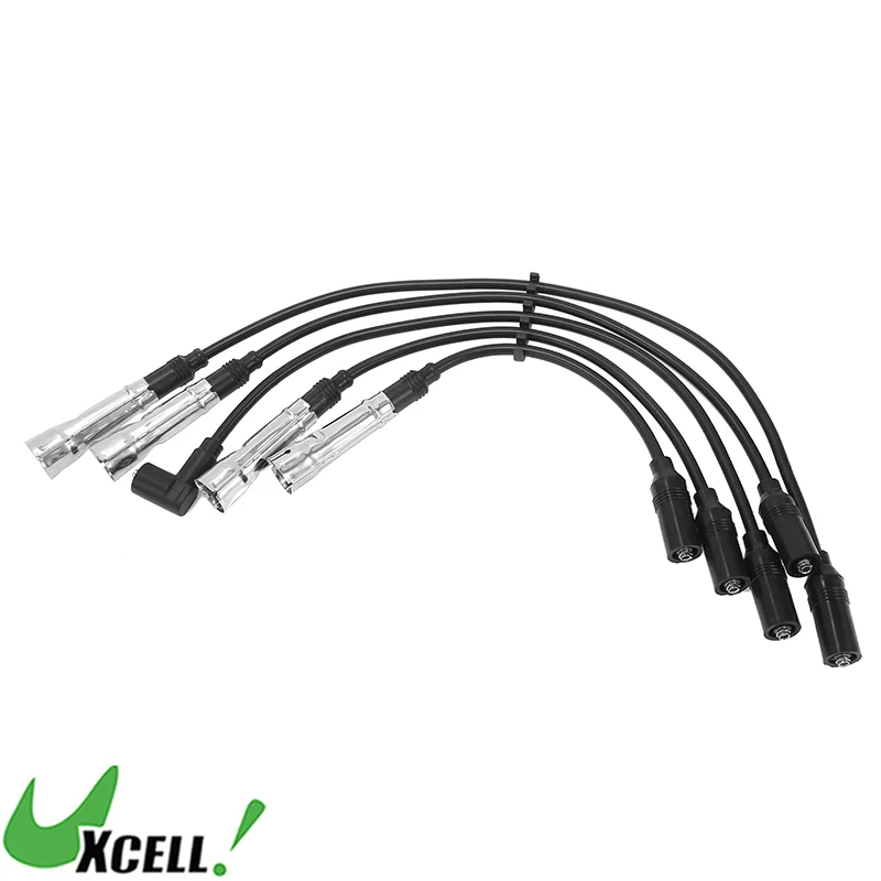 UXCELL Car Spark Plug Coil Wires Ignition Coil Harness Cable Fit for Audi 80 Notchback 2.0 (1991 - 1994) 66 KW No.059998031