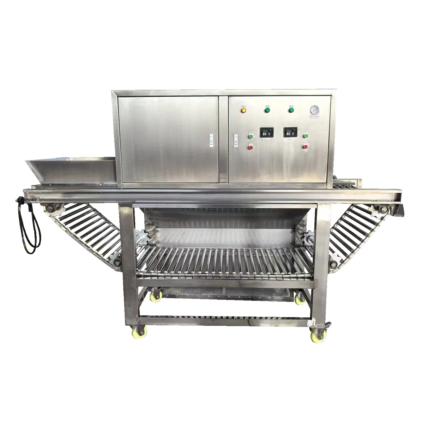 LH automatic chain type garlic peeling machine stainless steel garlic peeling equipment