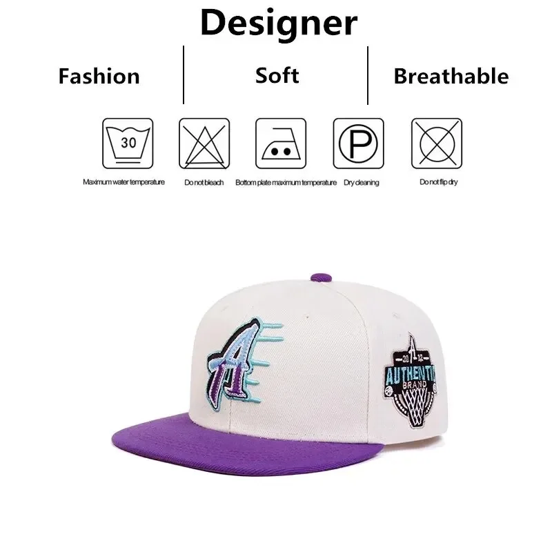 للجنسين حرف التطريز الجانب كرة السلة الهيب هوب القبعات ربيع الخريف في الهواء الطلق قابل للتعديل قبعات البيسبول عادية قبعة واقية من الشمس
