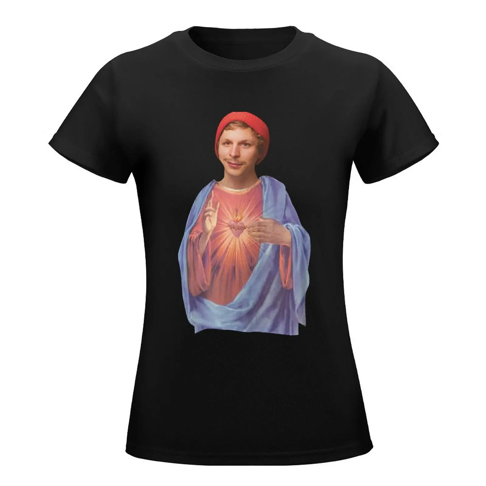 Michael Cera Shirt Saint Michael Cera T-Shirt cute tops graphics Blouse Women's summer blouses 2024