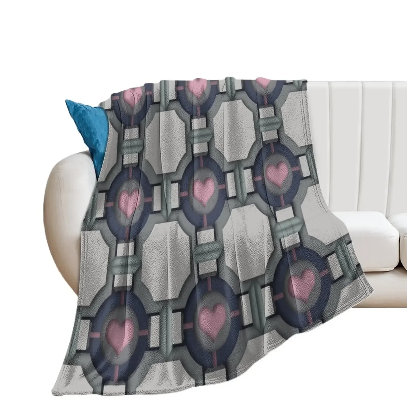 

Companion Cube Throw Blanket Personalized Gift Beautifuls Blankets