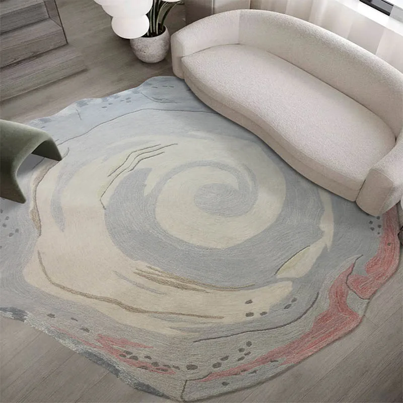 

The hotel rooms are handmade wool rugs and rugs, and the rugs are hand-tufted