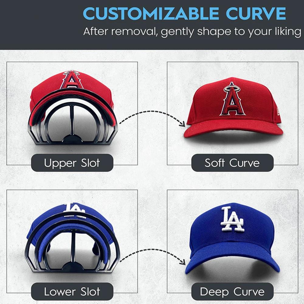 Hat Brim Bender Baseball Perfect Cap Edge Shaping Bracket for Curving Band Convenient Shaper Design Semicircle Shape Accessories view 2