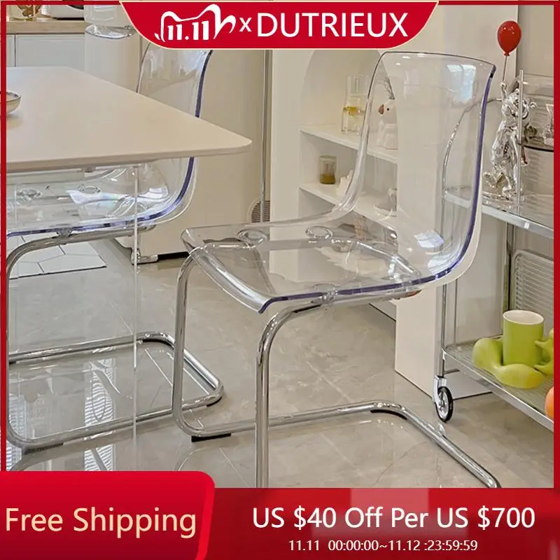 

Balcony Ergonomic Dining Chair Japanese Aesthetic Pedicure Conference Figure Beauty Dining Chairs Wedding Trendy Hotel Furniture