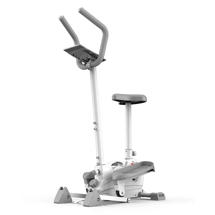 

-Adjustable Handlebar Mini Home Gym Cross Machine Elliptical Trainer