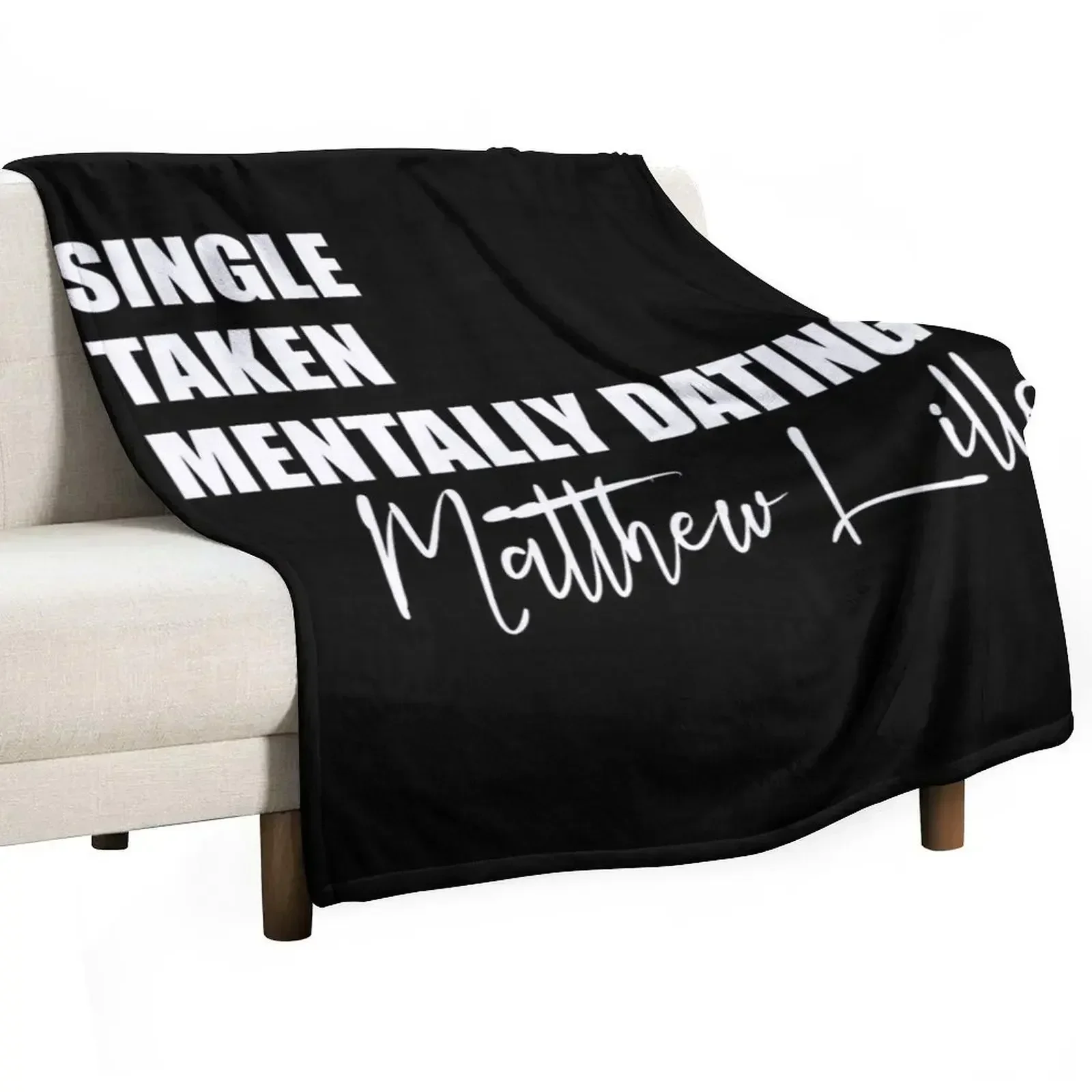 Mentally Dating Matthew Lillard Throw Blanket Luxury Thicken Sleeping Bag Blankets