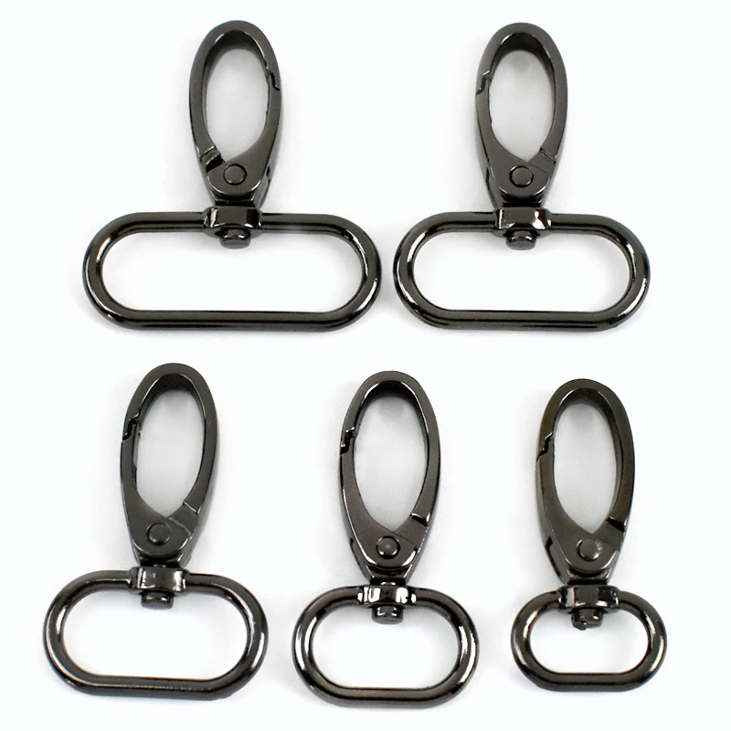 Meetee 30Pcs 16/20/25/32/38mm Metall Schnallen Tasche Hund Kragen Gurtband Swivel verschlüsse Hummer Trigger Clips Snap Haken DIY Zubehör