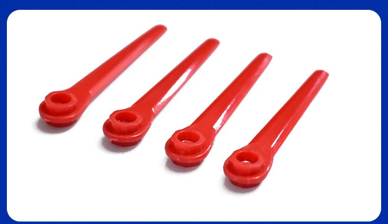50 Stück Garten-Rasentrimmer-Ersatzklingen aus Kunststoff für Gardena Rasentrimmer EasyCut Li-18/23R 9823 9825 9820 9821 – Detail 6