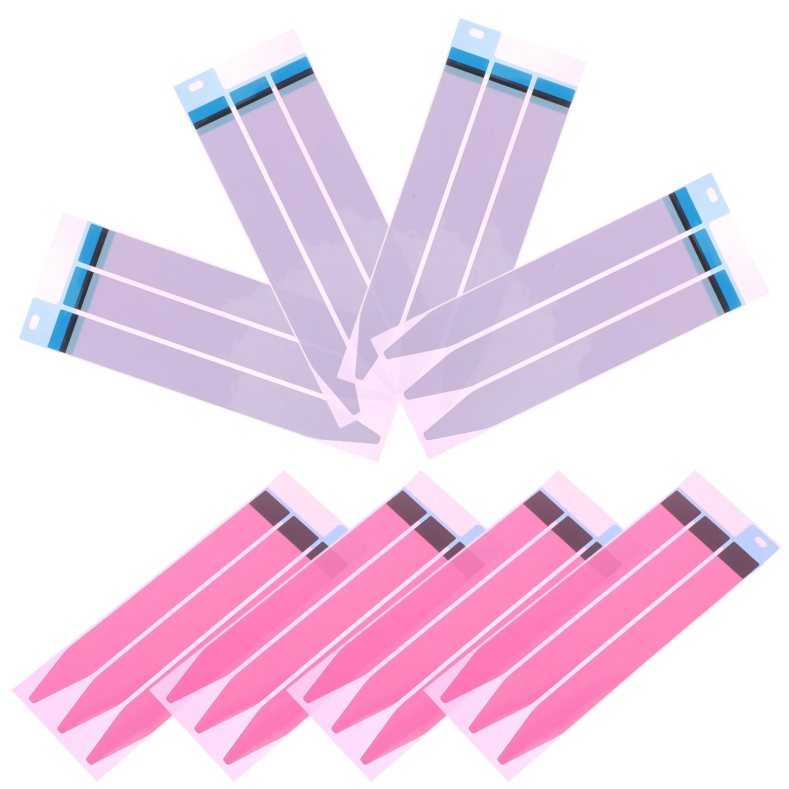 

24pcs Stickers Strong Adhesive Phone Tape Back Strips Replacement Strips for Batteries Remote Watches