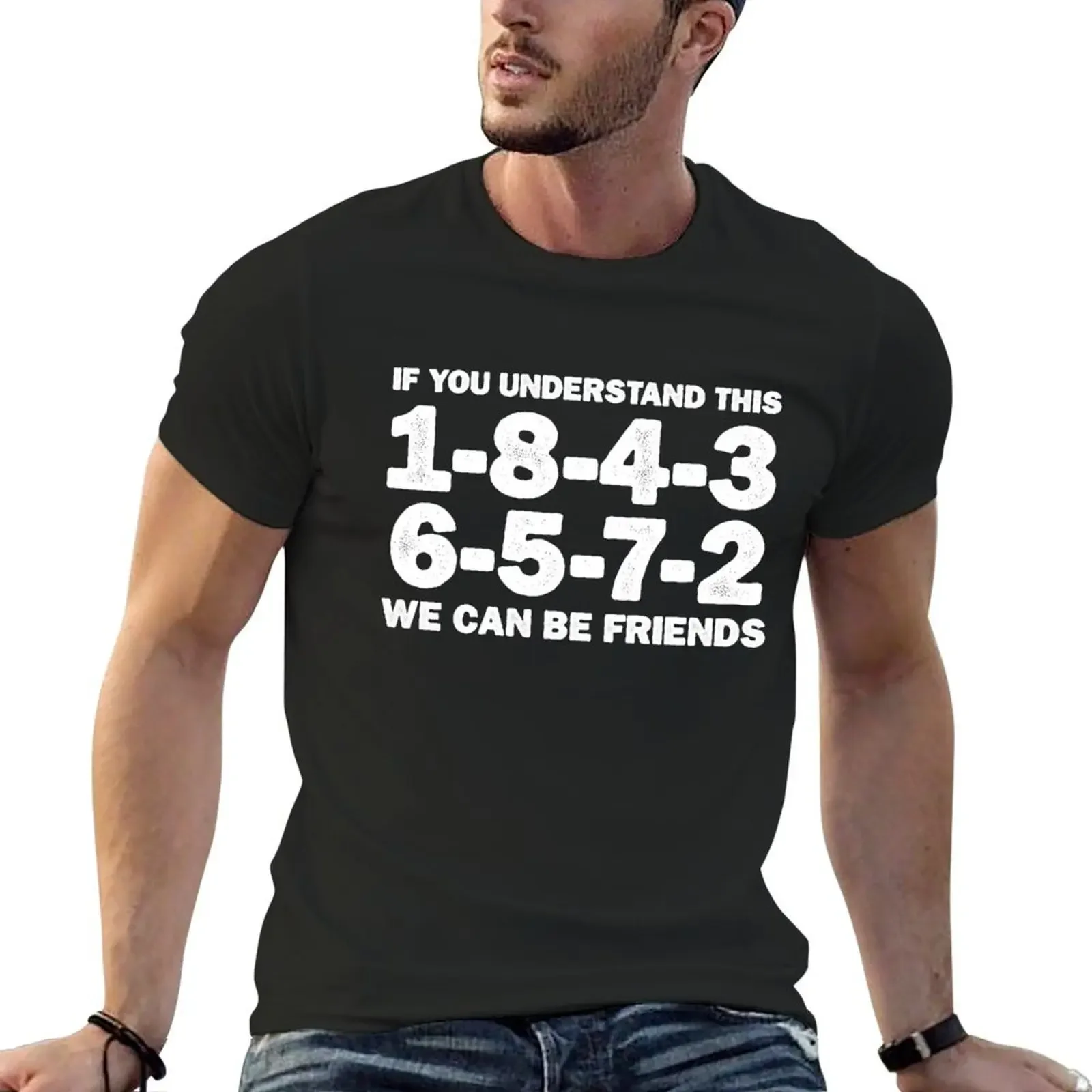 1-8-4-3-6-5-7-2 V8 Engine Firing Order ? Funny mechanic joke Quote T-Shirt anime stuff quick drying mens t shirts casual stylish