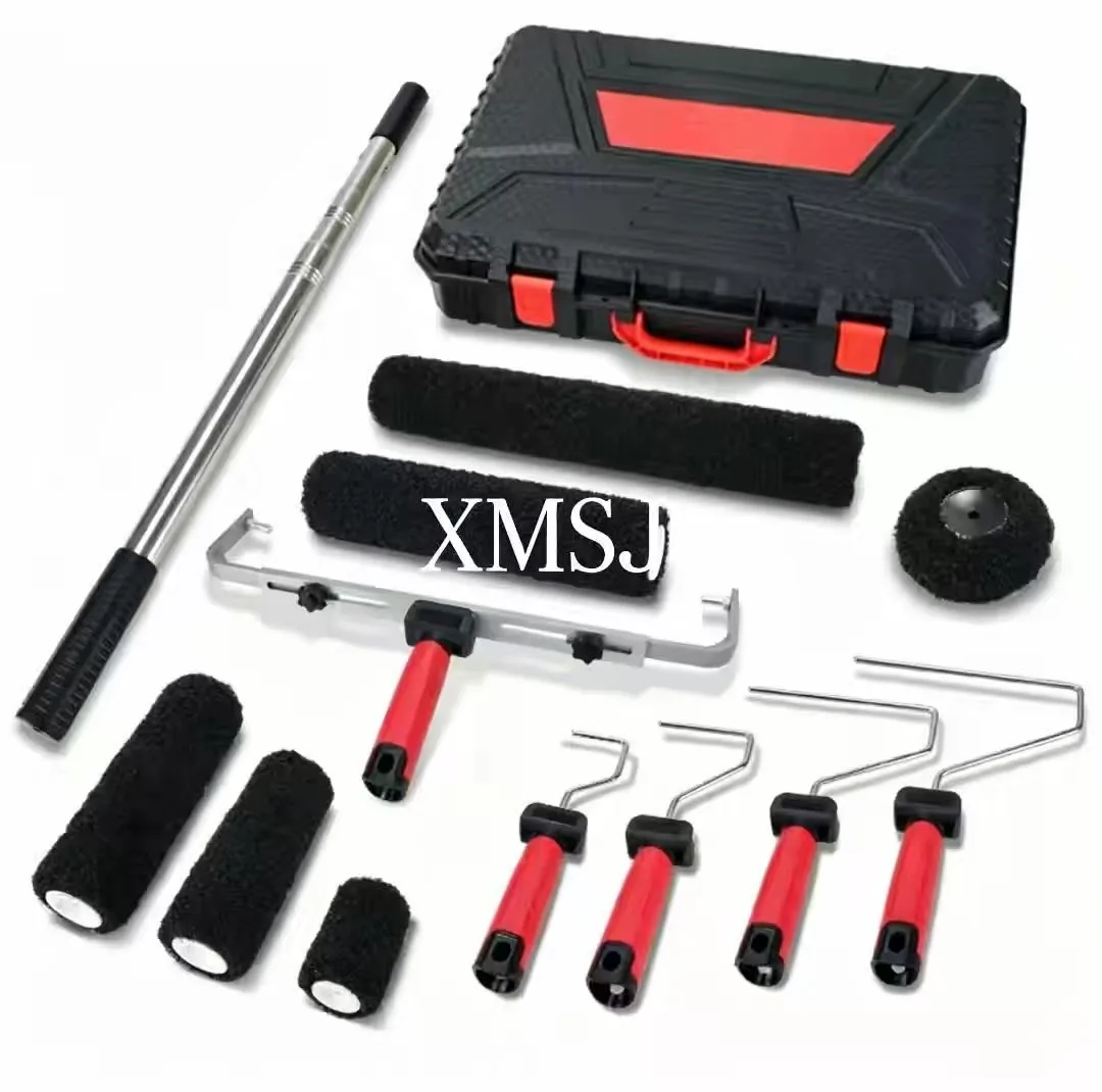 

Wall Painting And Repairing Toolbox, Roller Brush Kit, Extension Rod, Wall Scraping, Plastering, Leveling Tool