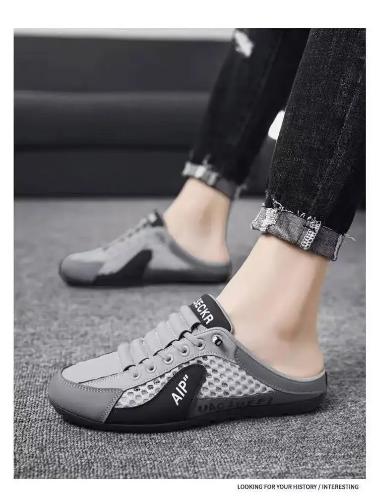 2026 Übergröße 48 Herrenmode Weichsohlen-Halbpantoffeln Trendige Freizeitschuhe Stützschuhe Sneakers Zapatos De Hombre – Detail 5