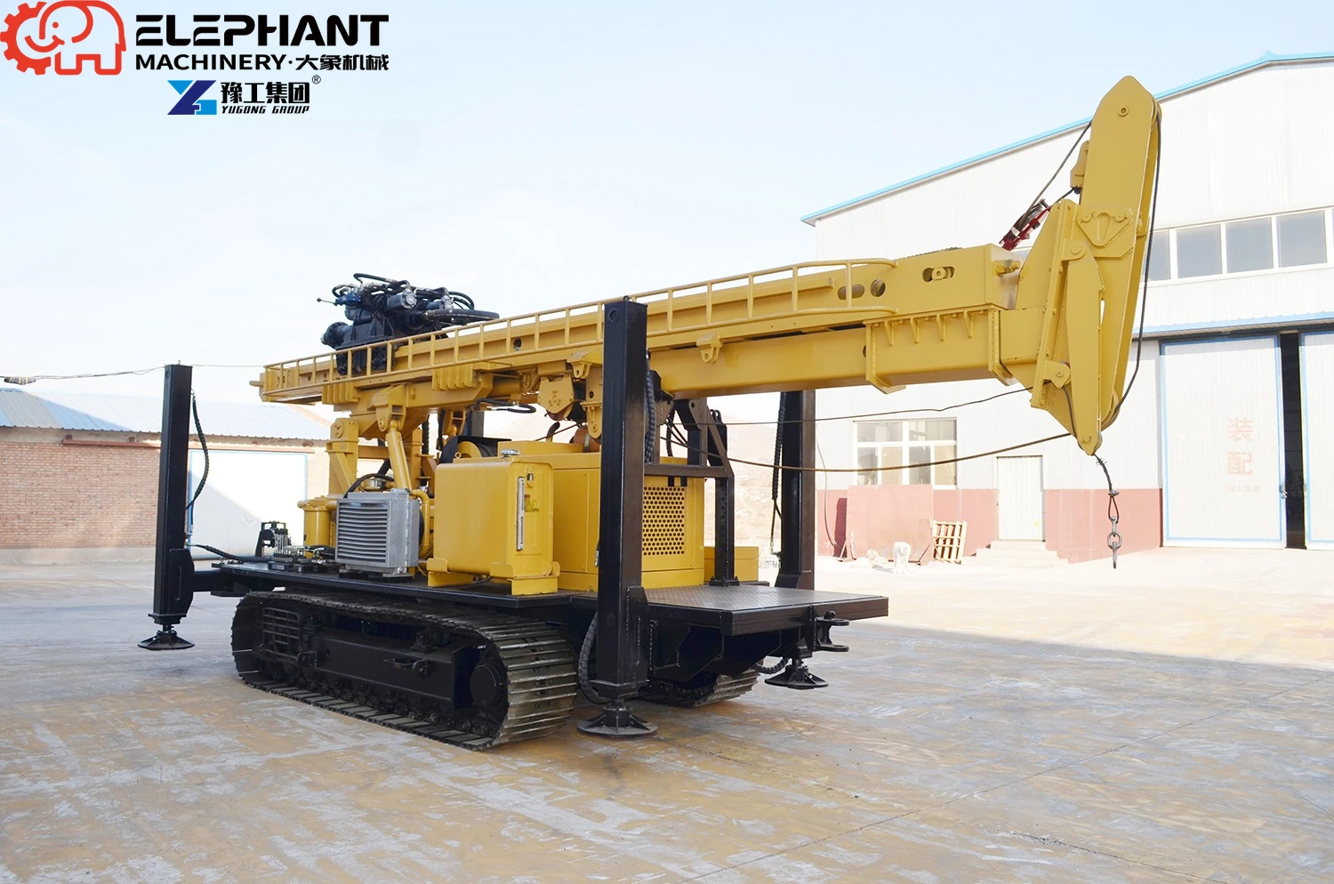 100m Mobile Water Well Drilling Machine For Drinking Water Wells