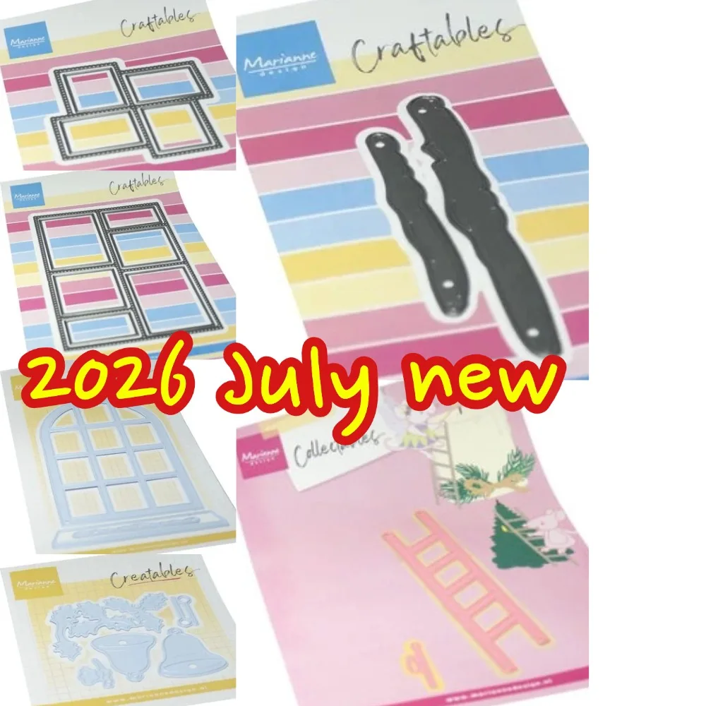2026 July new Metal Cutting Dies New Arrival  DIY Molds Scrapbooking Paper Making Die Cuts Crafts Template Handmade Decoration