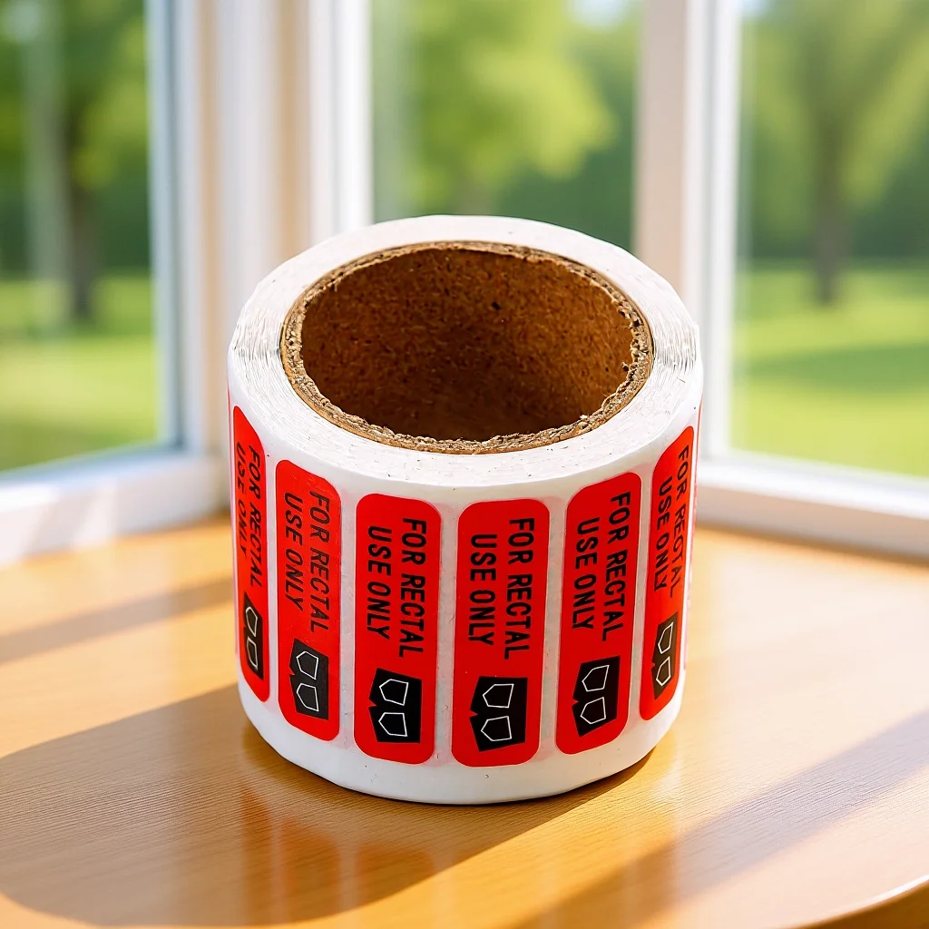 

Rectal Use Only Stickers 1 Roll Multi-Functional Funny Decals for Party Decoration Laptop Water Bottle Bag Car Fridge Wardrobe