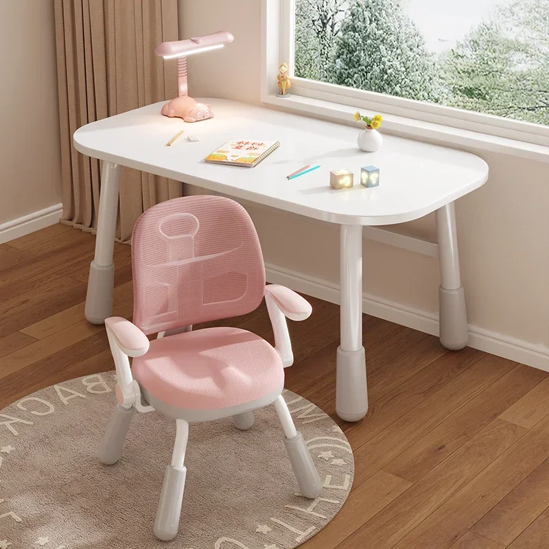 Small Desk Children Table Kids Study Board Games Child Chair Set School Furniture Childrens Baby Seats & Sofa Classroom Desks