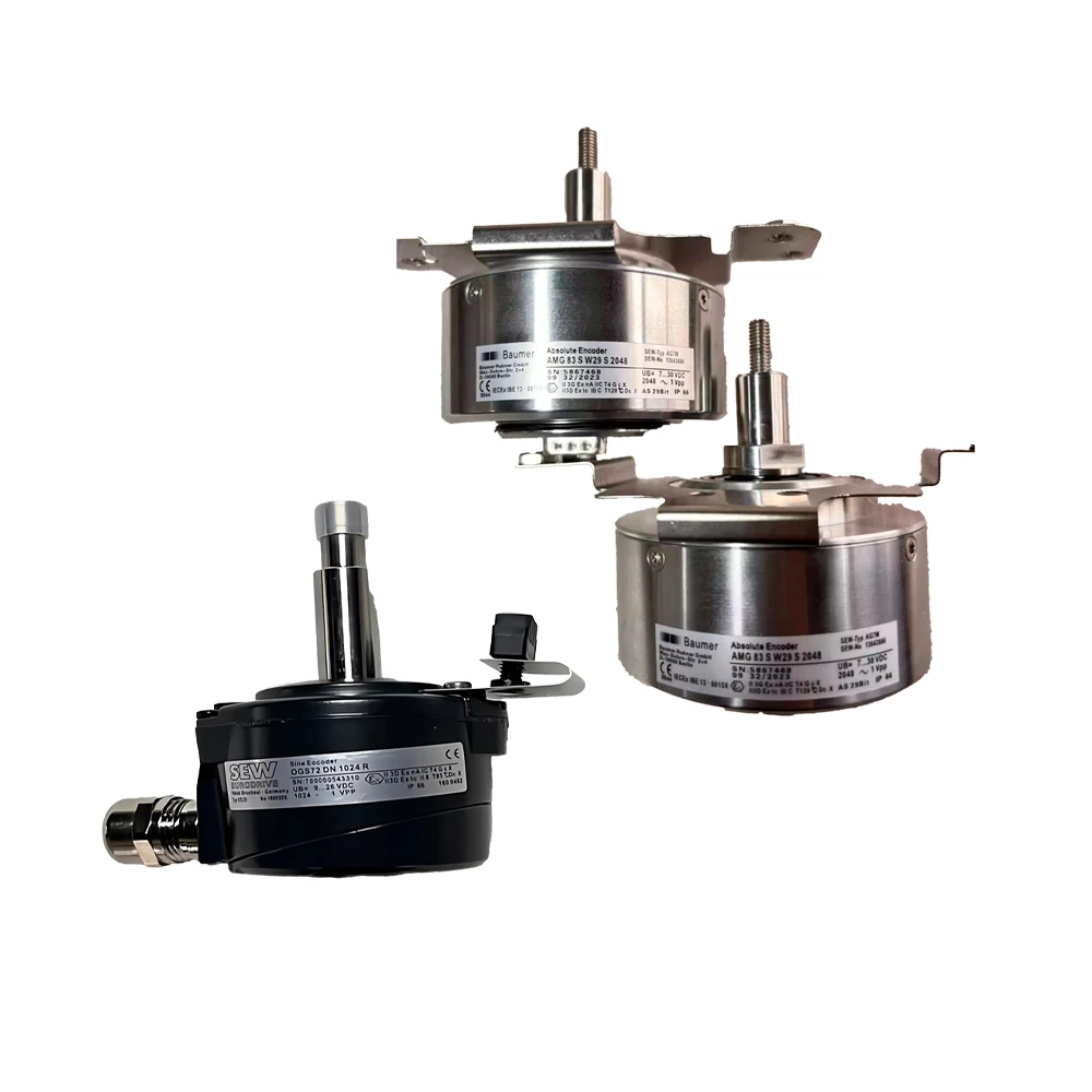 Baumer ES1C Rotary Encoder with 1024 Sin/Cos Tracks, High Precision Feedback Sensor for Servo Drives