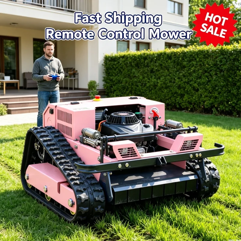 Customized Limited Offer Lawn Mower Robot Mulching Lawn Mower One Key Start For Sloped Pasture Mowing