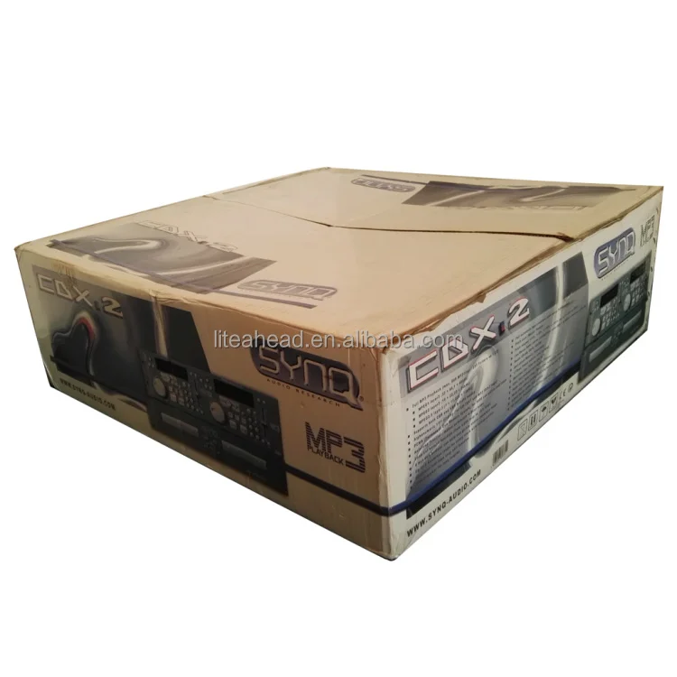 Clube e Palco Double Deck CD MP3 Player, CDX-2 SYNQ