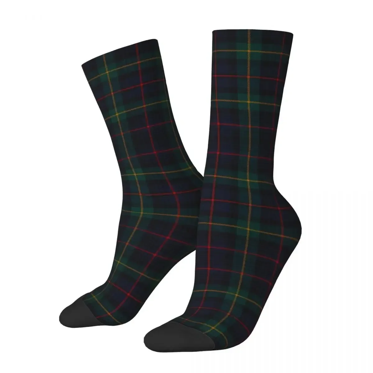 Farquharson Scottish Tartan Socks Harajuku Sweat Absorbing Stockings All Season Long Socks Accessories Unisex Birthday Present