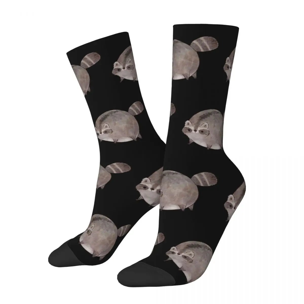 Chubby Trash Panda Men Women Socks Windproof Novelty Spring Summer Autumn Winter Stockings Gift