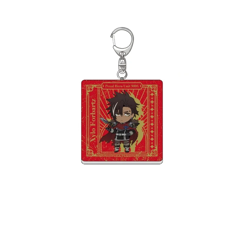 Sentenced To Be A Hero: The Prison Records Of Penal Hero Unit 9004 Anime New Keychain Model Plate Decoration Desk Figure Display