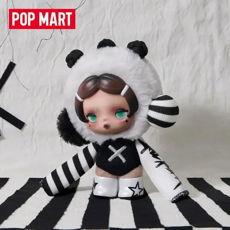 POP MART SKULLPANDA Off Mode Series Plush Doll Blind Box Guess Bag Mystery Box Toys Doll Cute Anime Figure Desktop Ornament view 6