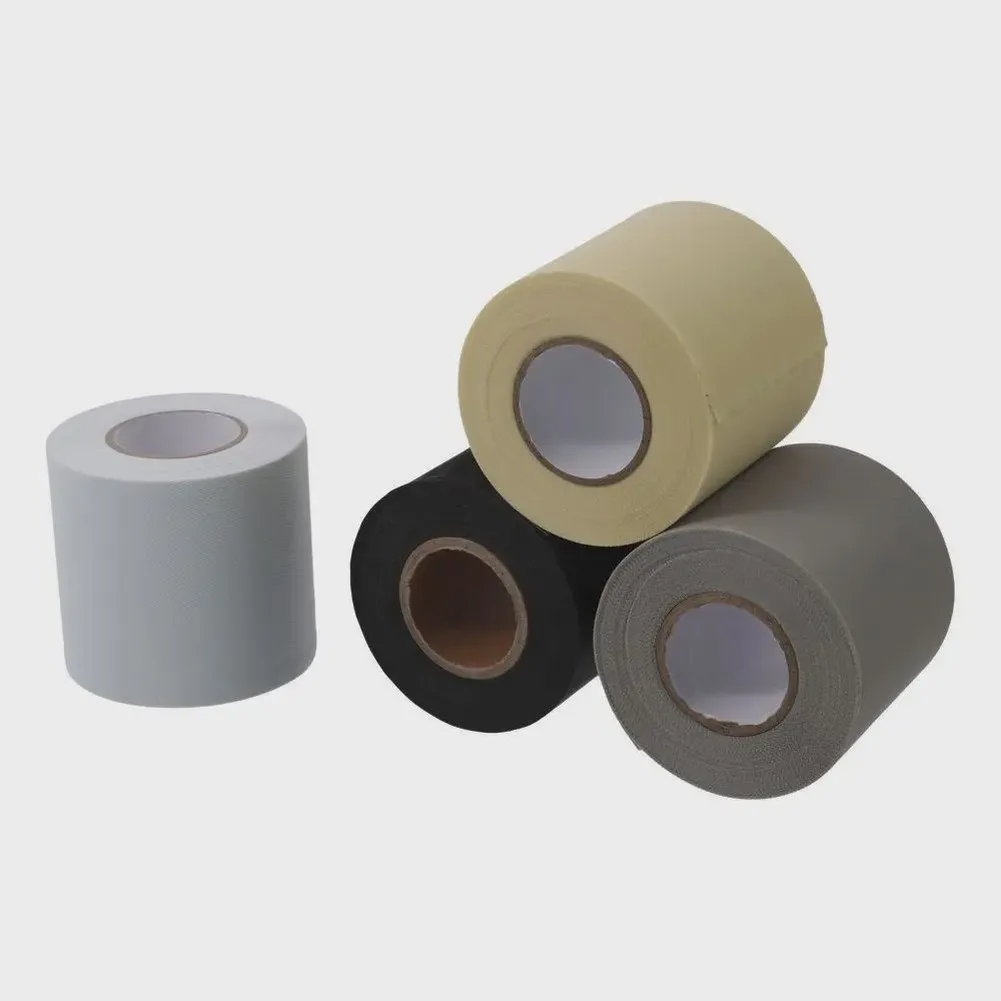 2Pcs Air Conditioning Duct Sealing Tape 5.8CMx10M Adhesives PVC Insulating Pipe Sealing Tape Thickened Sunscreen Cable Ties