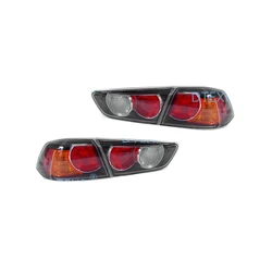 4 Pieces Tail Lamp for Lancer CY CX CZ 8330A107 2007-2020 Black Lamps for Fortis Ex Turnin Signal Warning Lights for Evo