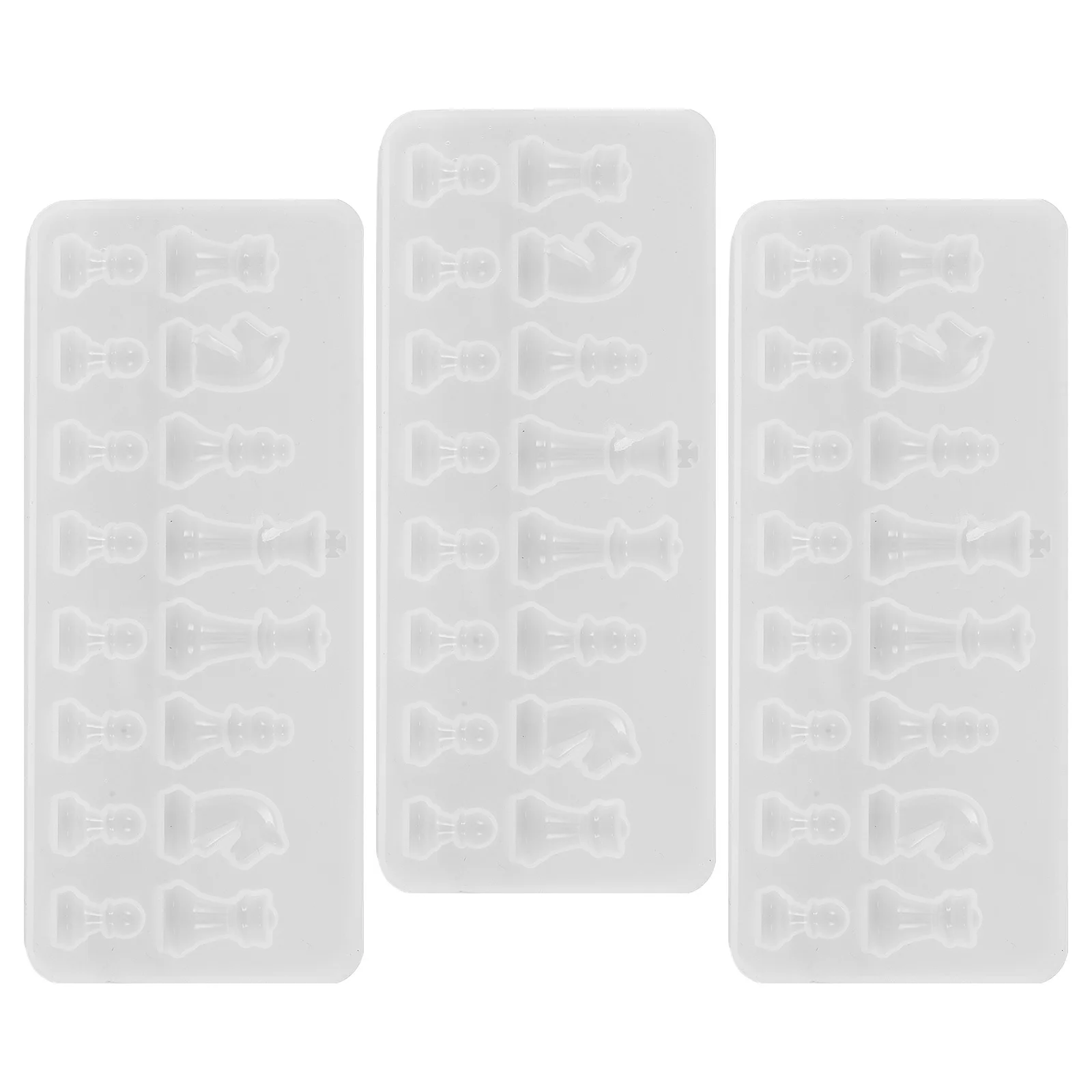

3pcs Silicone International Piece Making Epoxy Resin Casting Mold For Diy Jewelry Crystal Crafts Polymer Clay Casting Craft