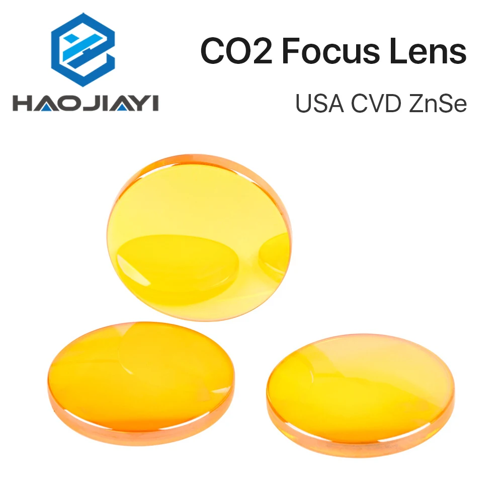 Focus Lens USA CVD ZnSe DIA 12 15 18 19.05 20 FL 38.1 50.8 63.5 76.2 101.6 127mm for CO2 Laser Engraving Cutting Machine