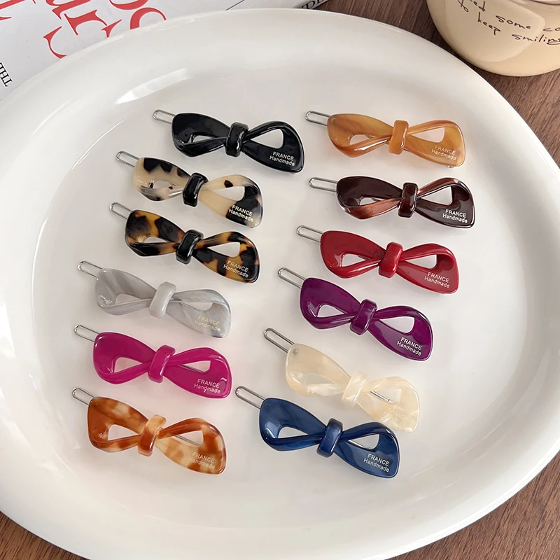 

Exquisite and high-end feeling ~ Korean and French small bow hair clip, French bangs clip for short hair