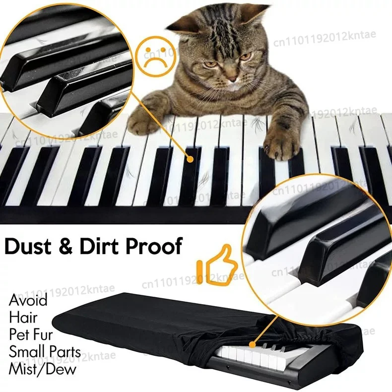 Electronic piano dust cover, 88-key dustproof protective cover, 61-key keyboard electronic keyboard waterproof dust cover