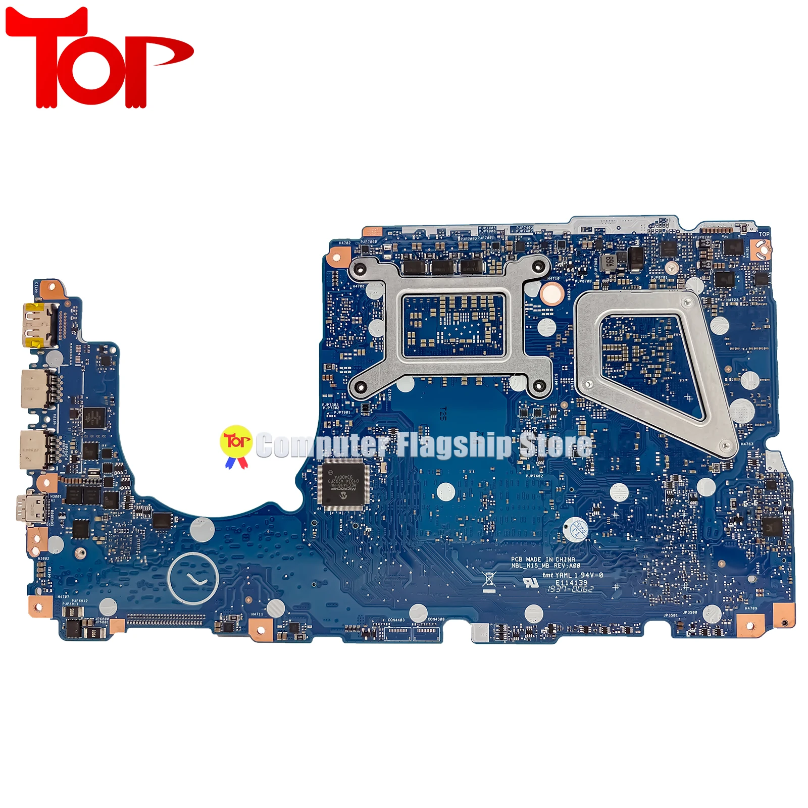 NBL_N15_MB Laptop Motherboard For DELL Inspiron 7590 7591 I5-9300H I7-9750H GTX1650/V4G Mainboard Fast Shipping