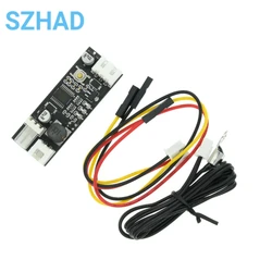 Single 12V 0.8A DC PWM 2-3 Wire Fan Temperature Control Speed Controller Chassis Computer Noise Reduction Module NTC B 50K 3950