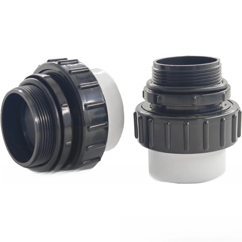 

2 "MIP x 2" PVC manual tightening swimming pool pump high temperature joint accessory