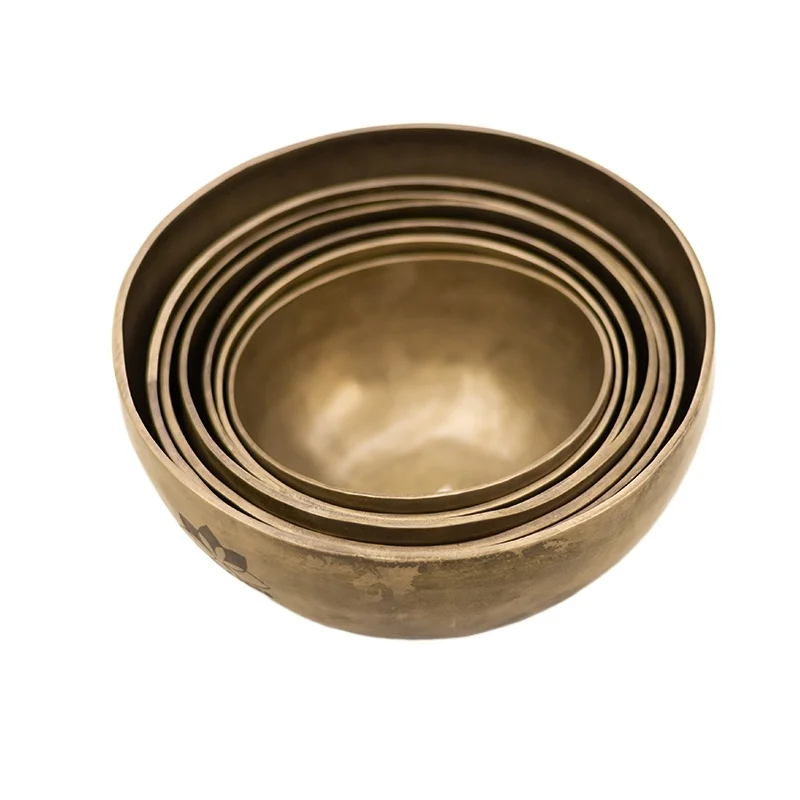 

Self-developed five kinds of metal nine purple bowls, Nepalese pure handmade bowls, sound wrist meditation