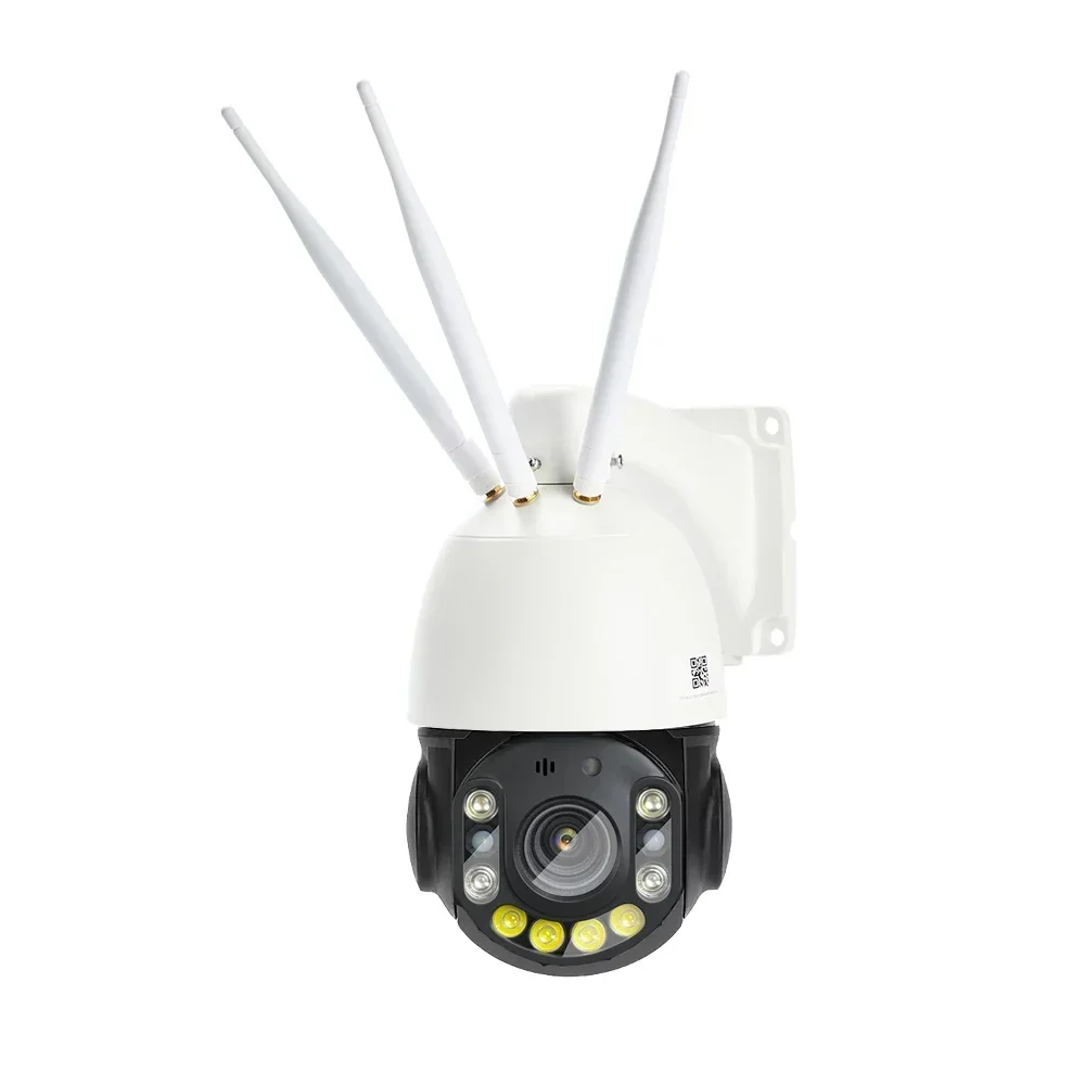 

4K 8MP 100m Ir 4g Ptz Camera 30X Zoom Ai Humanoid Tracking Two Way Audio Wireless Security Camera Colorful Night Vision Camera