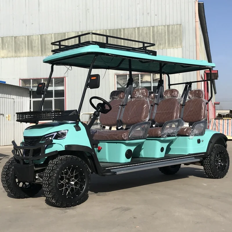 

MMC Electric Sightseeing Car Classic Electric Golf Cart 4 Seats Electric Passenger Club Car Golf Carts Buggy