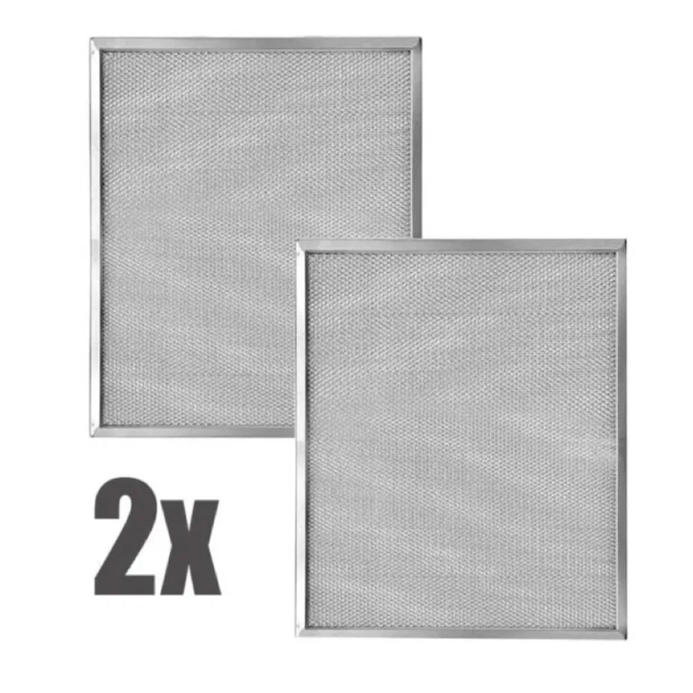 2PCS Range Hood Aluminum Filter Aluminum Mesh Extractor Ventilation Filter For Robinhood 288X362mm For P/N 103793