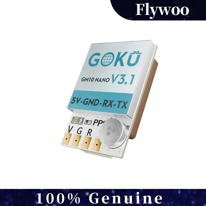 

Flywoo GOKU GM10 Nano V3.1 GPS-модуль для FPV Racing Freestyle Drone, сверхлегкий M10 GNSS-позиционирование RC Quadcopter Запчасти