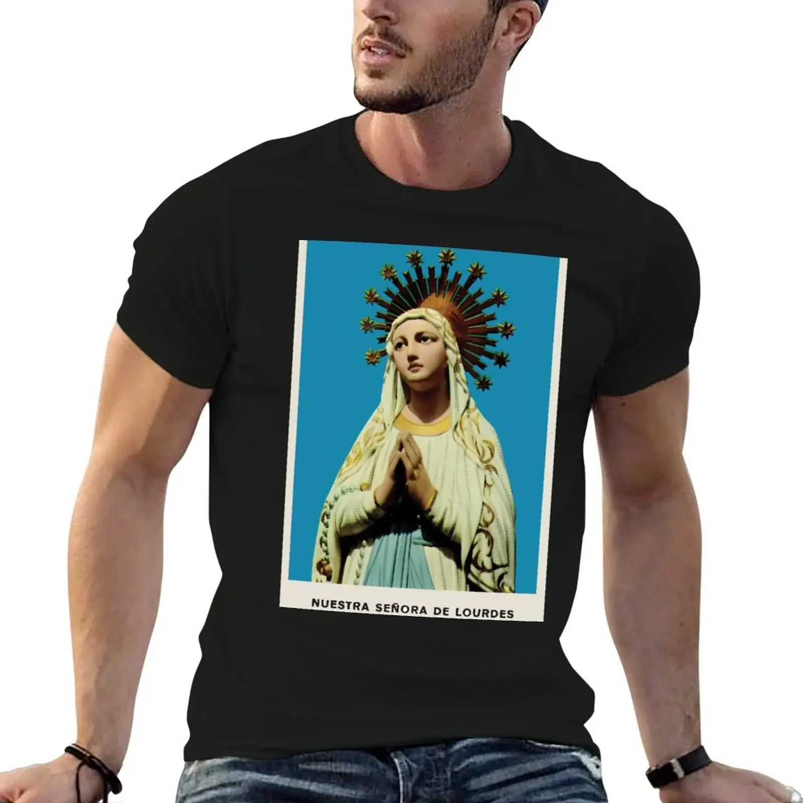 Our Lady of Sorrows, Mother Mary (Nuestra senora de lourdes) - Vintage Religious Shirt T-Shirt