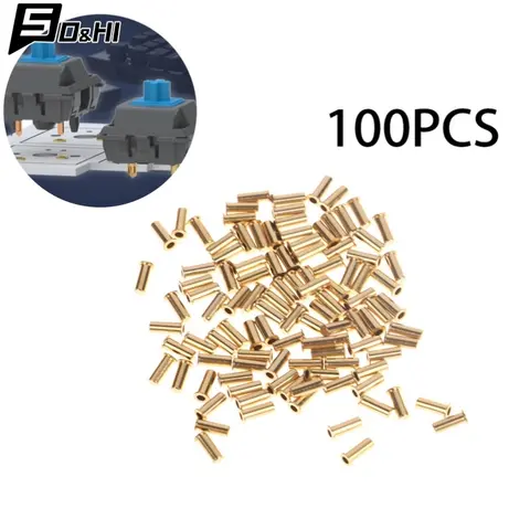 100Pcs Mechanische Tastatur Und Maus Hot Steckdose Für Mechanische Tastatur PCB Löten Reiben Pin Buchse Teile