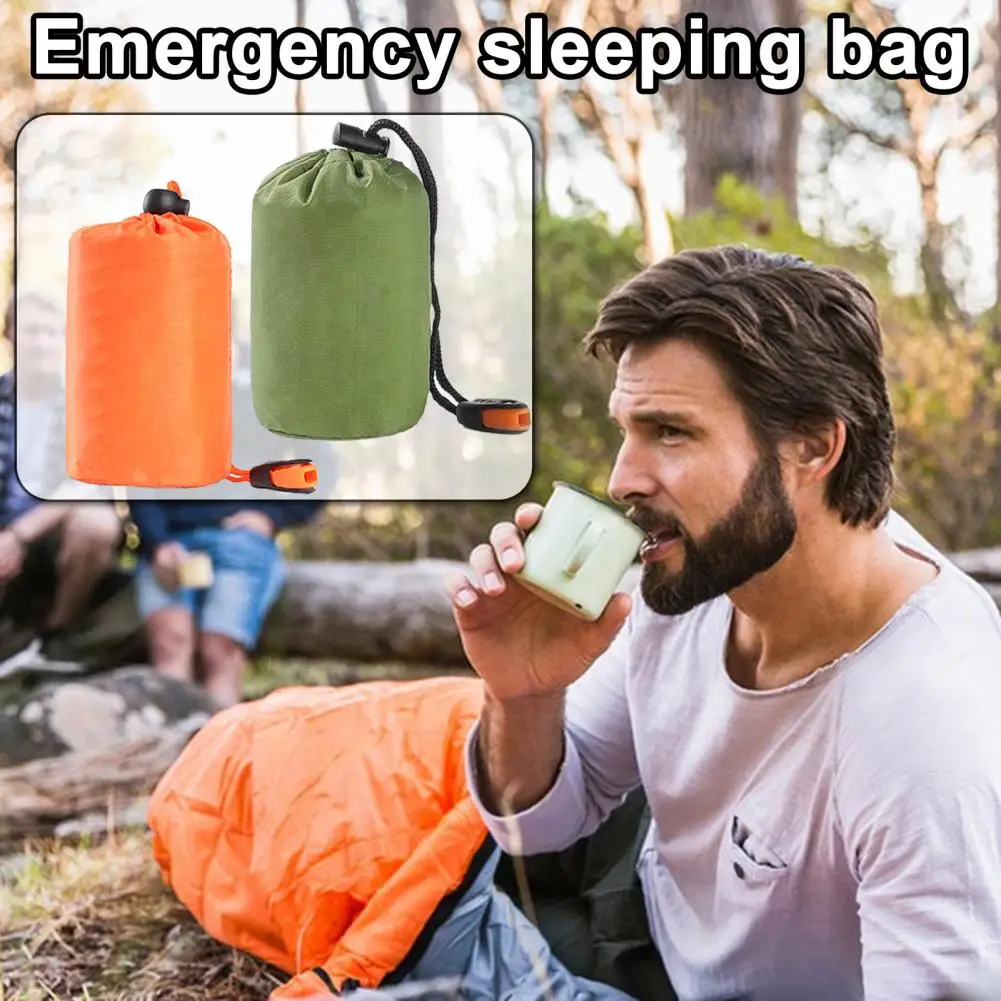 Emergency Sleeping Bag Thermal Blanket Waterproof Blanket Outdoor Camping Backpacking Hiking Adults Bivvy Sack Survival Gear