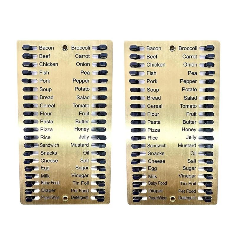 Practical Shopping List Management Tool Set Reusable Reminder Board Shopping Planner Boards Set Suitable For Home