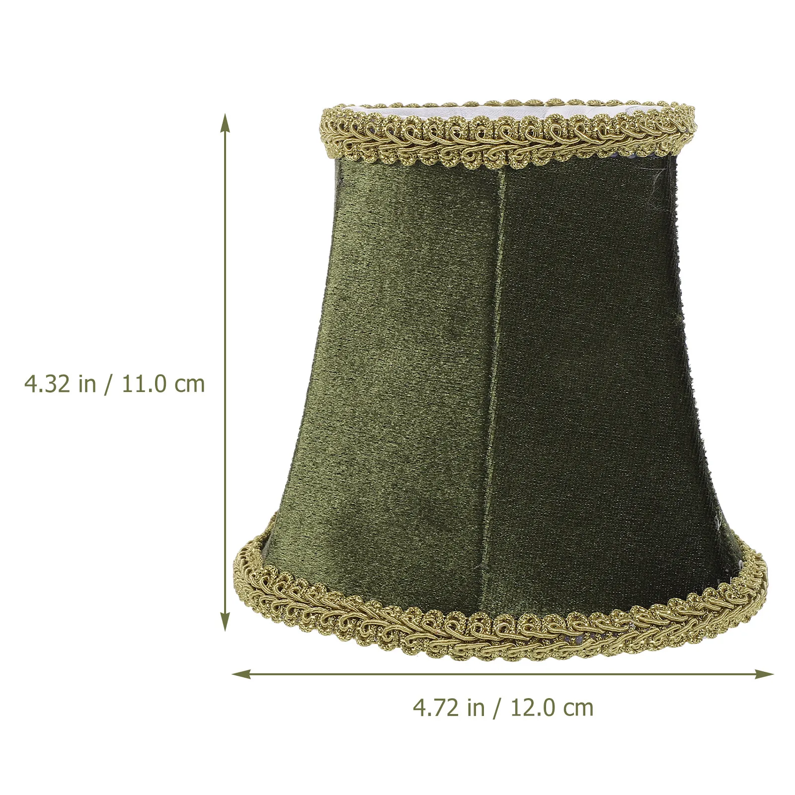 Small Lampshade E14 Base Retro Style Lamp Cover for Desk Lamp Wall Light Shade Vintage Cloth Indoor Light Cover Decorative