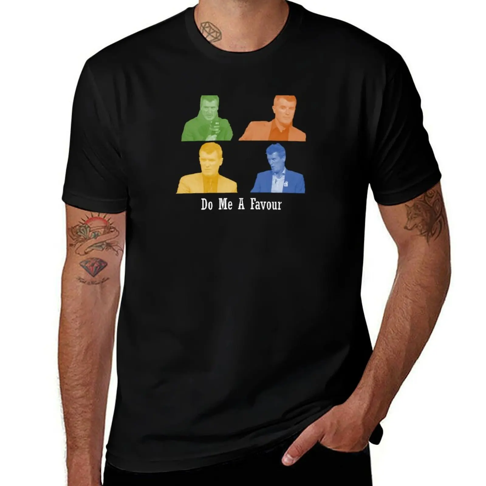 Do Me A Favour - Roy Keane T-Shirt Athletic Quick Dry for Men T-Shirt