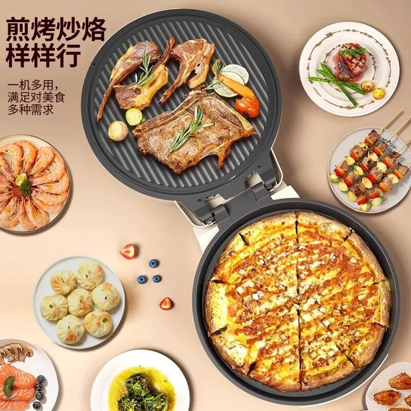 Adjustable Temperature Double-Sided Automatic Griddle – Deep Dish Non-Stick Baking Machine for Pancakes & More