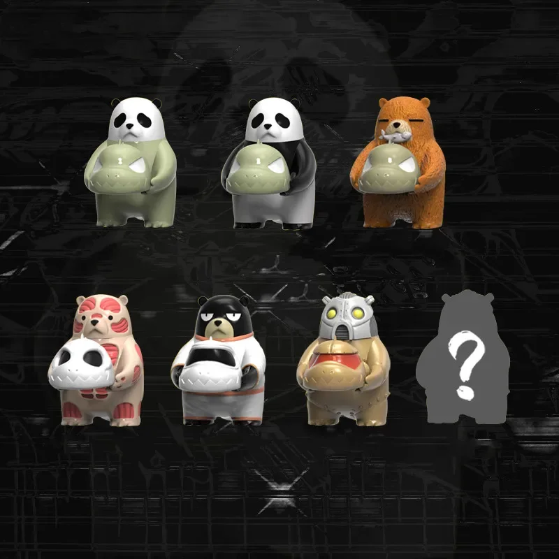 Mutant Panda Serie Anime Blind Box Verrassingsdoos Guess The Blind Bag Toy Caja Sorpresa Model Mystery Box Schattige pop Jongens cadeau