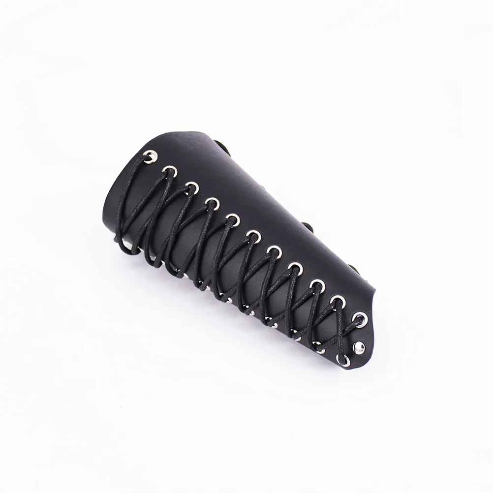 Ochraniacz na ramię do łucznictwa z regulowanymi paskami, wygodny rękaw ochronny do strzelania z łuku, losowy kolor